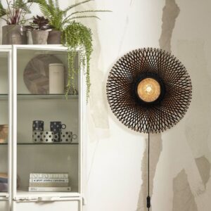 good&mojo-wandlamp-kalimantan-naturel/zwart-bamboemetaal-ø60cm-e27-kalimantan/w15/bnr-05
