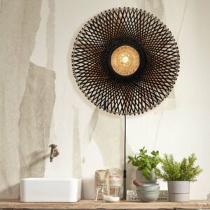 good&mojo-wandlamp-kalimantan-naturel/zwart-bamboemetaal-ø60cm-e27-kalimantan/w15/bnr-06
