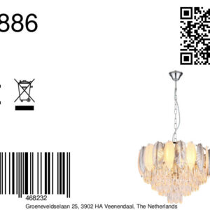 chroomkroonluchtermetkristallendecoratiedalton-8a
