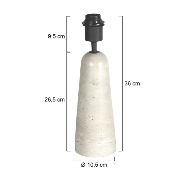 crèmekleurigetravertinlampenvoetannelightingtravino-7