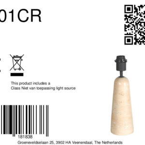 crèmekleurigetravertinlampenvoetannelightingtravino-8a