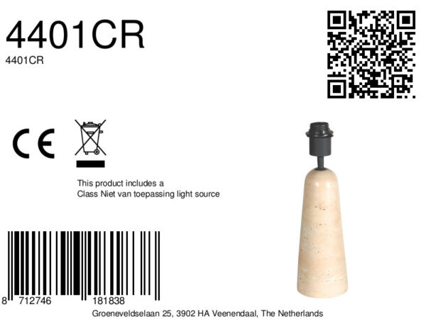 crèmekleurigetravertinlampenvoetannelightingtravino-8a