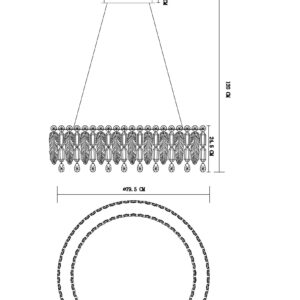 elegantehanglampmetkristallenaccentenklunka-1