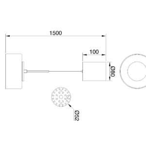 globo-hanglamp-belinda-zwart-glas-ø15cm-led-16024h-1