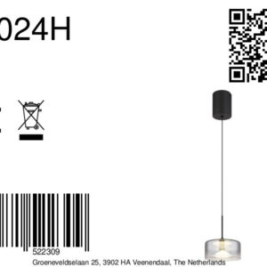 globo-hanglamp-belinda-zwart-glas-ø15cm-led-16024h-8a