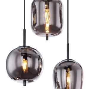 globo-hanglamp-blacky-zwart-glas-groteeettafellamp-e14-15345-6l-1