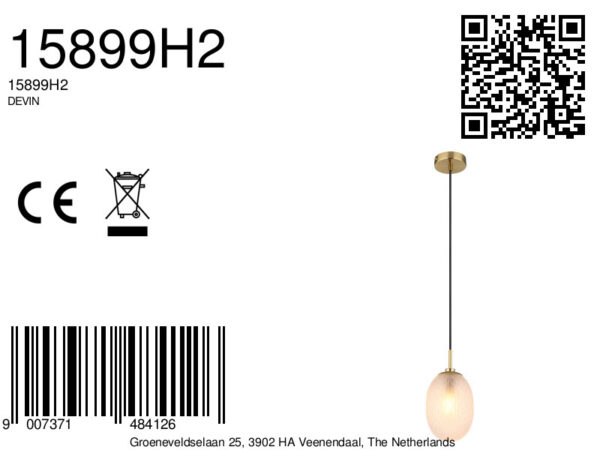 globo-hanglamp-devin-goud-glas-ø15cm-e14-15899h2-8a