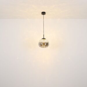 globo-hanglamp-firefly-zwart-glas-ø30cm-led-15642-1