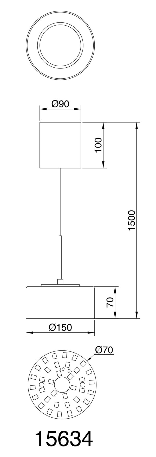 globo-hanglamp-fogsy-zwart-glas-ø15cm-led-15634-1
