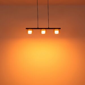 globo-hanglamp-higgins-zwart-glas-groteeettafellamp-led-16055-3hg-1