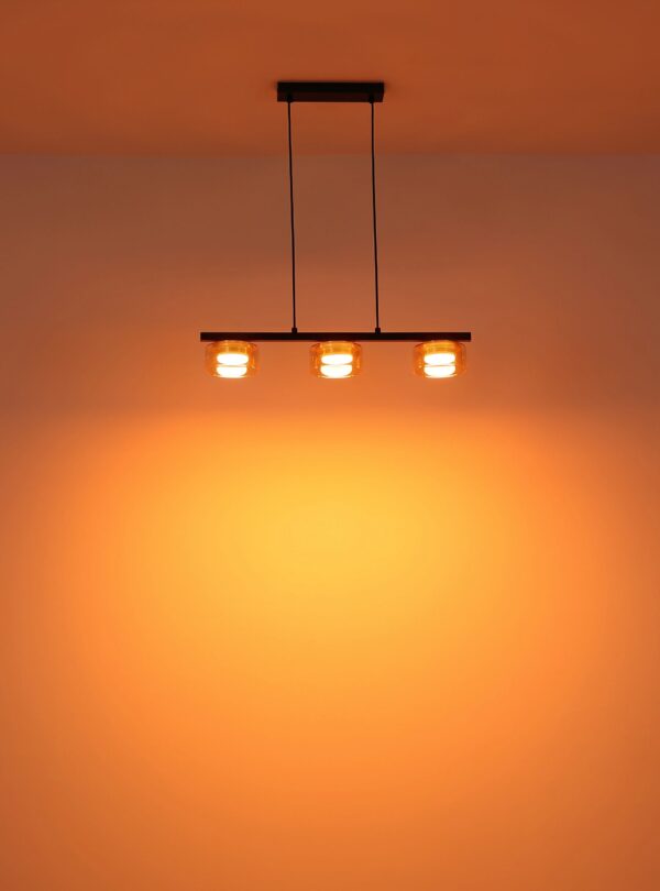 globo-hanglamp-higgins-zwart-glas-groteeettafellamp-led-16055-3hg-1