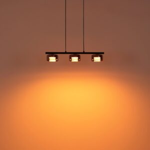 globo-hanglamp-higgins-zwart-glas-groteeettafellamp-led-16055-3hs-1