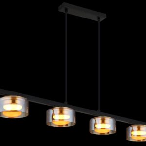 globo-hanglamp-higgins-zwart-glas-groteeettafellamp-led-16055-4hg-1