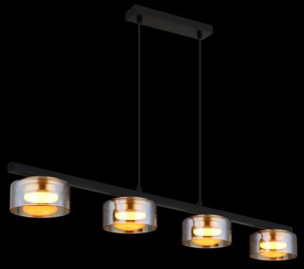 globo-hanglamp-higgins-zwart-glas-groteeettafellamp-led-16055-4hg-1