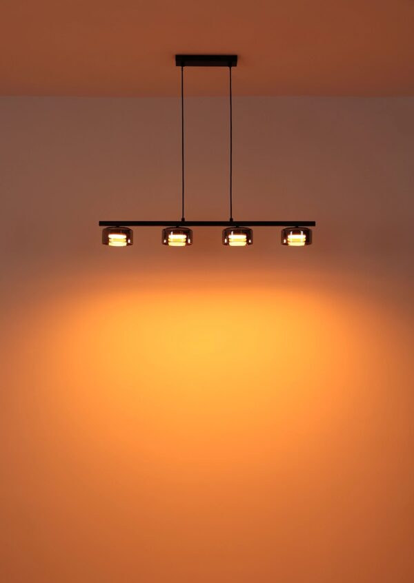 globo-hanglamp-higgins-zwart-glas-groteeettafellamp-led-16055-4hs-1