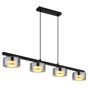 globo-hanglamp-higgins-zwart-glas-groteeettafellamp-led-16055-4hs-1