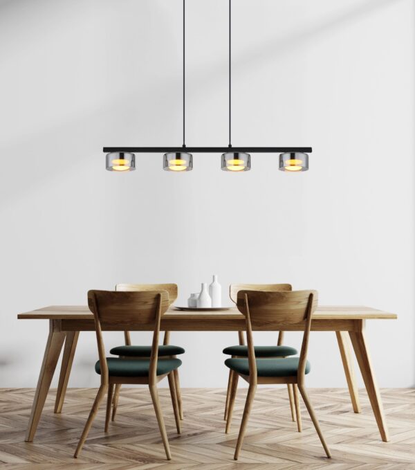 globo-hanglamp-higgins-zwart-glas-groteeettafellamp-led-16055-4hs-1