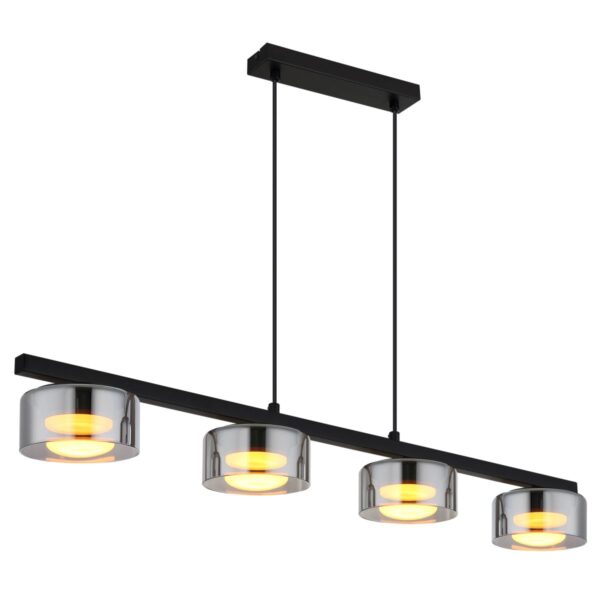 globo-hanglamp-higgins-zwart-glas-groteeettafellamp-led-16055-4hs-1