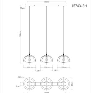 globo-hanglamp-jella-zwart-glas-groteeettafellamp-e14-15743-3h-1