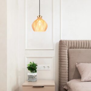 globo-hanglamp-jessica-amberkleurig-glas-ø22cm-e27-15898h-1