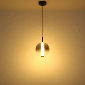 globo-hanglamp-lacy-zwart-glas-ø25cm-led-15798h-1