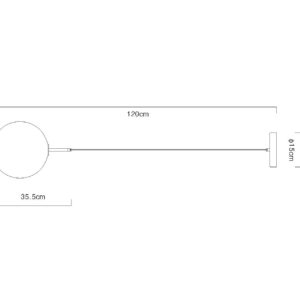 globo-hanglamp-lacy-zwart-glas-ø25cm-led-15798h-1