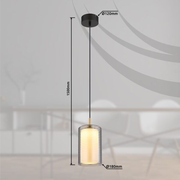 globo-hanglamp-lampigna-zwart-glas-ø18cm-led-15740-1