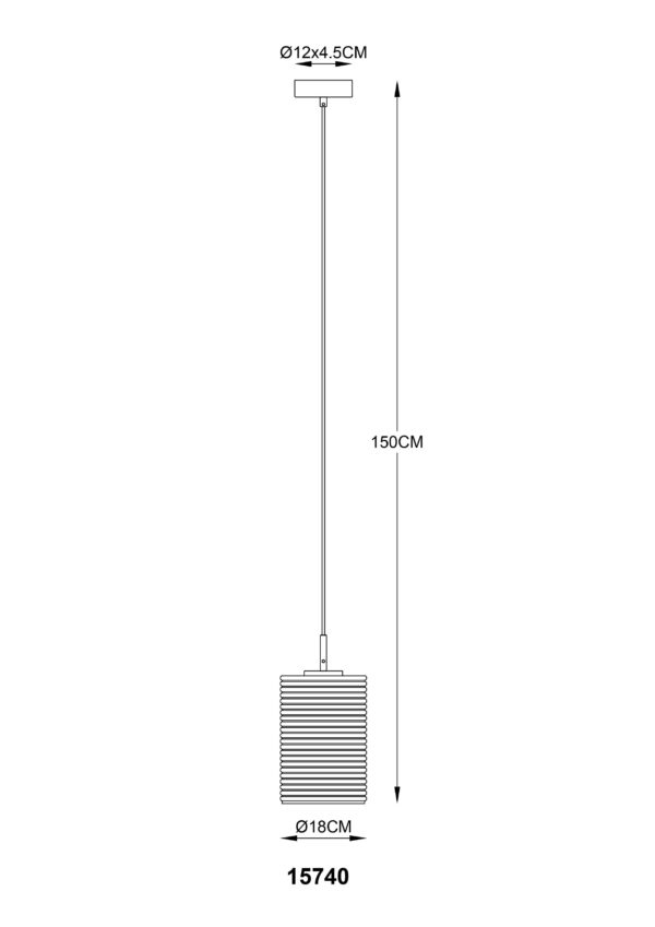 globo-hanglamp-lampigna-zwart-glas-ø18cm-led-15740-1