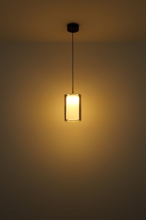 globo-hanglamp-lampigna-zwart-glas-ø18cm-led-15740-1
