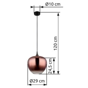 globo-hanglamp-maxy-rood-glas-ø29cm-e27-15548h1g-1
