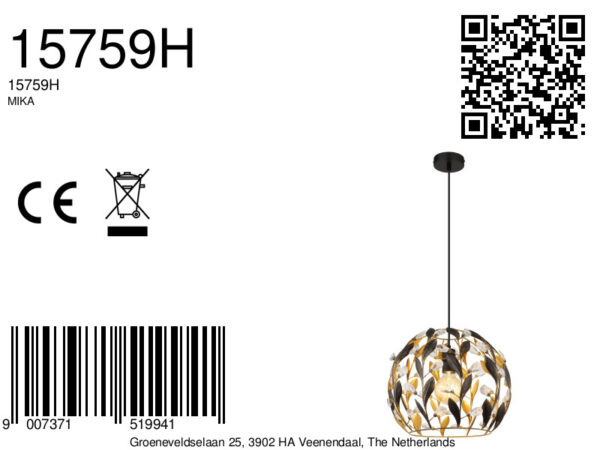 globo-hanglamp-mika-zwart-metaal-ø40cm-e27-15759h-8a