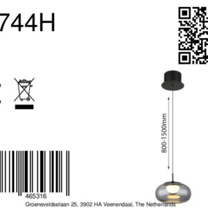 globo-hanglamp-quintara-zwart-glas-ø20cm-led-15744h-8a