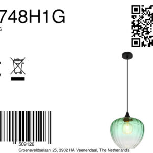 globo-hanglamp-sander-groen-glas-ø29cm-e27-15748h1g-8a