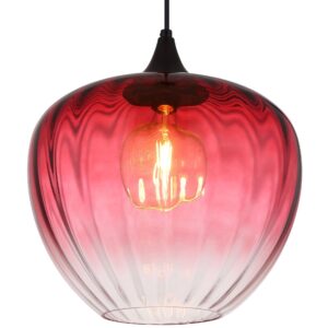 globo-hanglamp-sander-rood-glas-ø29cm-e27-15748h1r-1