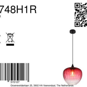 globo-hanglamp-sander-rood-glas-ø29cm-e27-15748h1r-8a