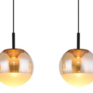 globo-hanglamp-severin-amberkleurig-glas-groteeettafellamp-led-16057-3h-1