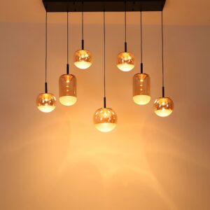 globo-hanglamp-severin-amberkleurig-glas-groteeettafellamp-led-16057-7h-1