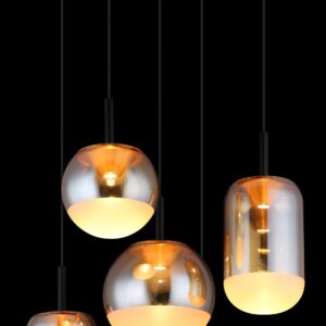 globo-hanglamp-severin-amberkleurig-glas-ø71cm-led-16057-5h-1
