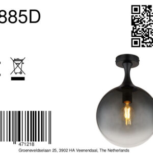globo-plafonniere-dalton-zwart-glas-ø25cm-e27-15885d-8a