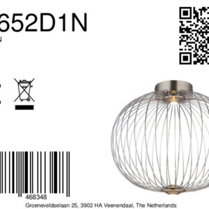 globo-plafonniere-galway-staal-metaal-ø50cm-led-15652d1n-8a
