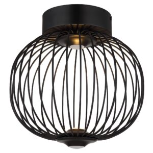globo-plafonniere-galway-zwart-metaal-ø30cm-led-15652d-1