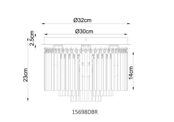 globo-plafonniere-gorley-zwart-glas-ø32cm-e14-15698dbr-1