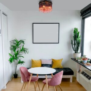 globo-plafonniere-gorley-zwart-glas-ø32cm-e14-15698dbr-1