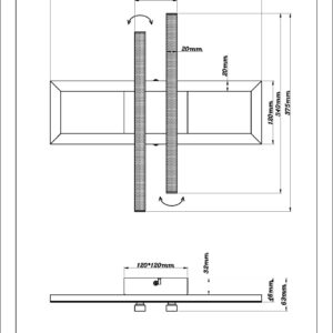 globo-plafonniere-highway-zwart-kunststof-led-672843s-1