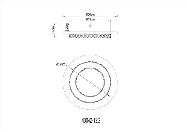 globo-plafonniere-jayden-zwart-metaal-ø20cm-led-48042-12g-1