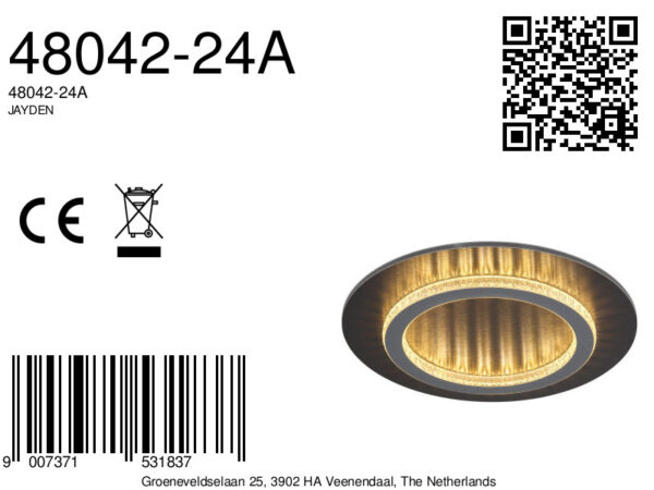 globo-plafonniere-jayden-zwart-metaal-ø35cm-led-48042-24a-8a