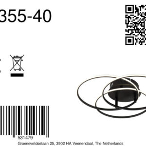 globo-plafonniere-kombos-zwart-metaal-ø46cm-led-67355-40-8a