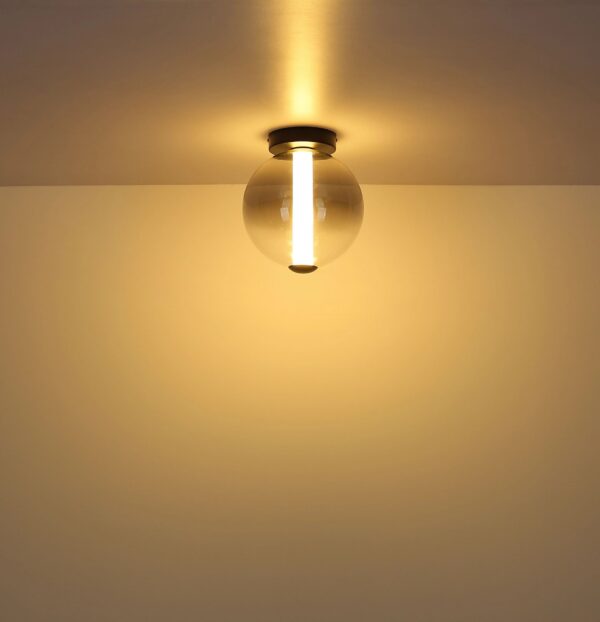 globo-plafonniere-lacy-zwart-glas-ø25cm-led-15798d-1