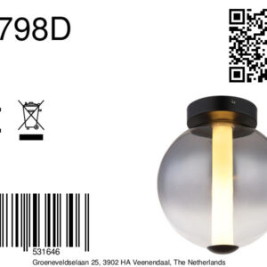 globo-plafonniere-lacy-zwart-glas-ø25cm-led-15798d-8a