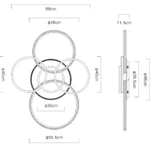 globo-plafonniere-lorelei-antraciet-metaal-led-48467-70a-1